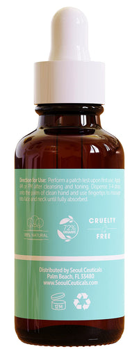 Thumbnail for SeoulCeuticals Korean Skin Care Ginseng Serum - K Beauty Skincare with Green Tea + Centella + Royal Jelly - Cruelty Free & Organic for Dewy Glow 1oz