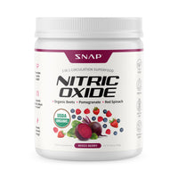 Thumbnail for Snap Supplements Organic Beet Root Powder Nitric Oxide Supplement for Men & Women, Red Spinach & Pomegranate, Supports Healthy Energy & Blood Pressure Already in Normal Range, 30 Servings, Mixed Berry