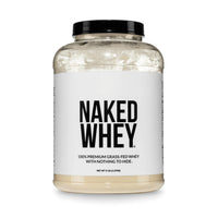 Thumbnail for NAKED Whey 5LB 100% Grass Fed Unflavored Whey Protein Powder - Only 1 Ingredient, NSF Certified, Undenatured, Gluten Free, Soy Free, Promote Muscle Growth and Recovery - 76 Servings
