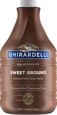 Thumbnail for Ghirardelli Sweet Ground Chocolate & Cocoa Sauce Pump Bottle, 87.3 oz