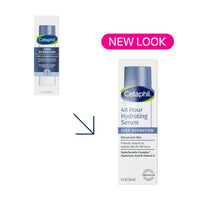 Thumbnail for Cetaphil Deep Hydration Fragrance Free 48 Hour Activation Serum, 1 Fl oz, 48Hr Dry Skin Face Moisturizer for Sensitive Skin, With Hyaluronic Acid, Vitamin E & B5, Dermatologist Recommended