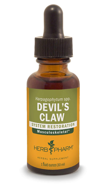 Herb Pharm Devil's Claw Liquid Extract for Musculoskeletal System Support - 1 Ounce (DDCLAW01)