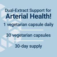 Thumbnail for Life Extension Arterial Protect - Blood Pressure Supplement for Heart Health - with gotu kola and Pycnogenol Dried French Maritime Pine bark extracts - Gluten-Free, Non-GMO, Vegetarian - 30 Capsules