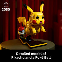 Thumbnail for LEGO Pokémon Pikachu and Poké Ball - Collectible Building Sets for Adults, Ages 18+ - Pokémon Figure for Display - Desk, Shelf or Office Decor - Gift for Men & Women - 72152