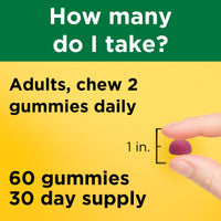Thumbnail for Nature Made High Absorption Magnesium Citrate 200 mg per serving, Magnesium Supplement for Muscle, Nerve, Bone and Heart Support, 60 Magnesium Gummies, 30 Day Supply