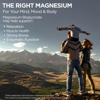 Thumbnail for KAL Chelated Magnesium Bisglycinate, Magnesium Supplement for Relaxation, Bone Health, Nerve & Muscle Function Support*, High Absorption, Gentle Digestion, Vegan, Gluten Free, 60 Servings, 180 Tablets