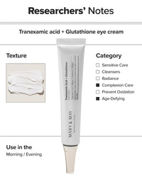 Thumbnail for Mary&May Tranexamic Acid + Glutathione Eye Cream - Powerful Antioxidant, Reduces Dark Circles in the Eye, Improve Uneven Skin Tone with Vitamin C - Suitable for Morning and Night Use, 1.01 oz.