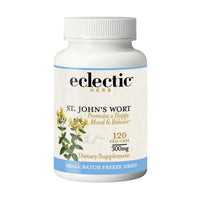 Thumbnail for Eclectic Herb - St. John's Wort Capsules | Nervous System & Immune Support | Promotes a Positive Mood | Vegan, Non-GMO, Gluten Free, Freeze-Dried (120 CT | 300 mg)