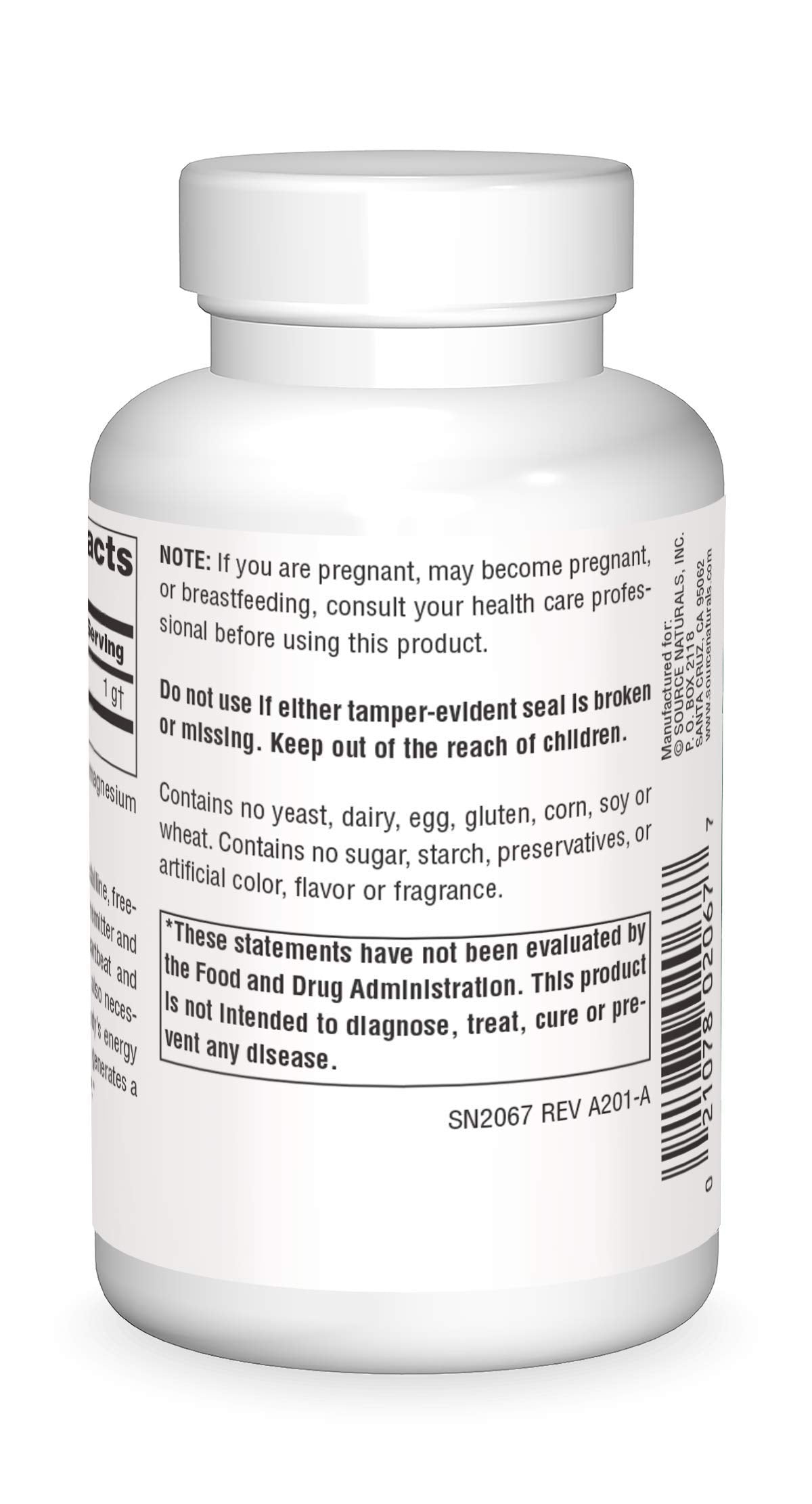 Source Naturals Taurine 1000, 1000 mg - 60 Capsules