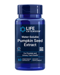 Thumbnail for Life Extension Water-Soluble Pumpkin Seed Extract, Promotes Prostate & Urinary Tract Health, Bladder Health Support, Men, Women, Gluten-Free, Non-GMO, Vegetarian, 60 Capsules