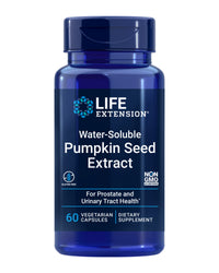 Thumbnail for Life Extension Water-Soluble Pumpkin Seed Extract, Promotes Prostate & Urinary Tract Health, Bladder Health Support, Men, Women, Gluten-Free, Non-GMO, Vegetarian, 60 Capsules