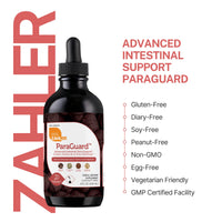 Thumbnail for Zahler - ParaGuard Liquid Drops - Gut Health Supplement - Formula has Wormwood, Garlic Bulb, Pumpkin Seed, Clove & More - Natural Support for Humans - Certified Kosher (4 Oz) (4 oz., Drop)