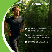 Thumbnail for NaturesPlus Ultra C W/Rose Hips, Sustained Released - 2000 mg, 90 Vegetarian Tablets - Maximum Potency Immune Support, Antioxidant - Free-Radical Defense - Gluten-Free - 90 Servings