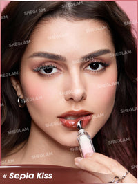 Thumbnail for SHEGLAM Booster Shine Plumping Lip Gloss-Sepia Kiss