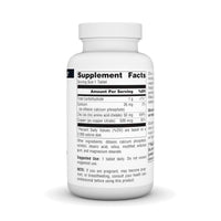 Thumbnail for Source Naturals Zinc, Amino Acid Chelate - Dietary Supplement - 50 mg - 250 Tablets