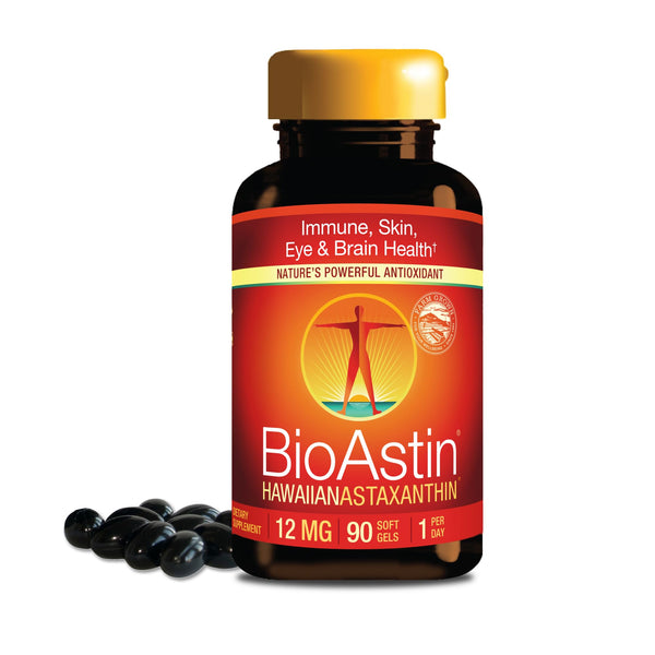 Nutrex Hawaii BioAstin Hawaiian Astaxanthin High Potency, 12mg, 90 Softgels