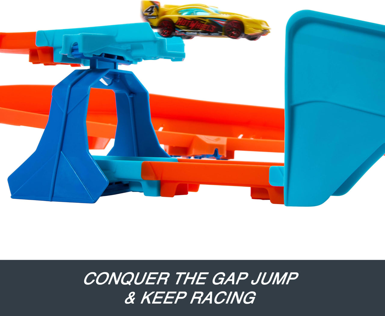 Hot Wheels Track Creator Boosted Jump Speedway Set & Toy Car