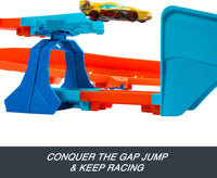 Thumbnail for Hot Wheels Track Creator Boosted Jump Speedway Set & Toy Car