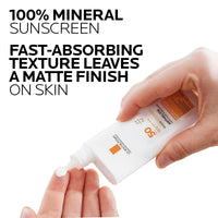 Thumbnail for La Roche-Posay Anthelios Mineral Ultra-Light Face Sunscreen SPF 50, Zinc Oxide Sunscreen for Face, 100% Mineral Sunblock, Oil Free for Sensitive Skin, Daily Sun Protection