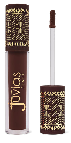 Juvia's Place Coffee Shop Lip Gloss - Chocolate Drip - Hydrating Butter Lip Gloss for Women, Long-Lasting Shine, Moisturizing Glass-like Finish, Plumping Non-sticky, Suitable for every vibe
