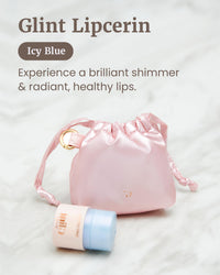 Thumbnail for Glint Lipcerin (Icy Blue, 0.5fl oz) - Long Lasting Hydrating lip gloss with Shea Butter for a Natural Looking, Korean Skin care Ideal for Chapped, Dry, Cracked, or Damaged Lips