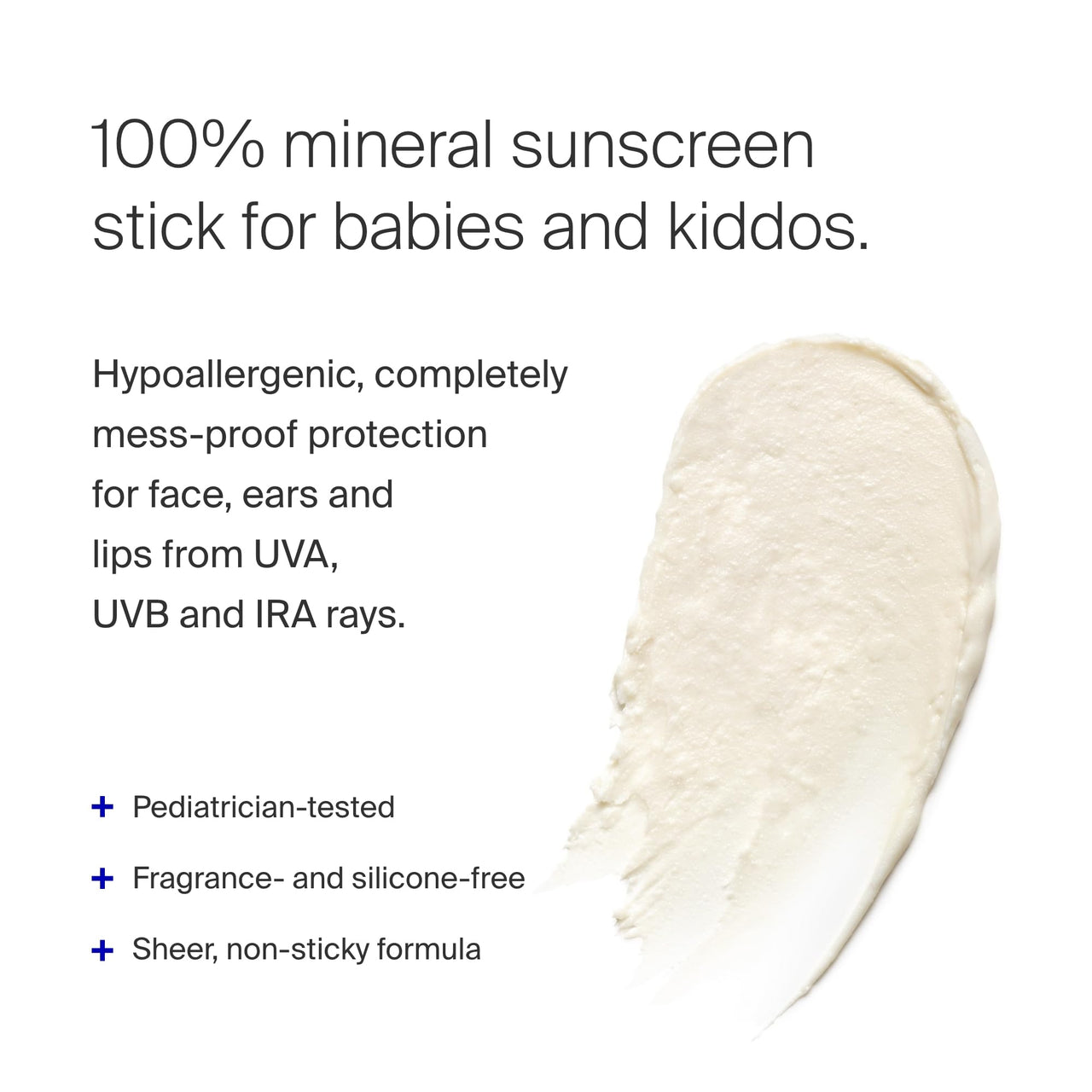Supergoop! Sunnyscreen Mineral Stick SPF 50, 0.7 oz - Face & Body Sunscreen for Babies & Kids - Non-Nano Mineral Formula - Pediatrician Tested, Hypoallergenic & Silicone Free