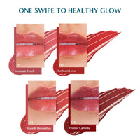 Thumbnail for Florasis Dewy Touch Tinted Lip Balm Lip Mask (04 Frosted Camellia)