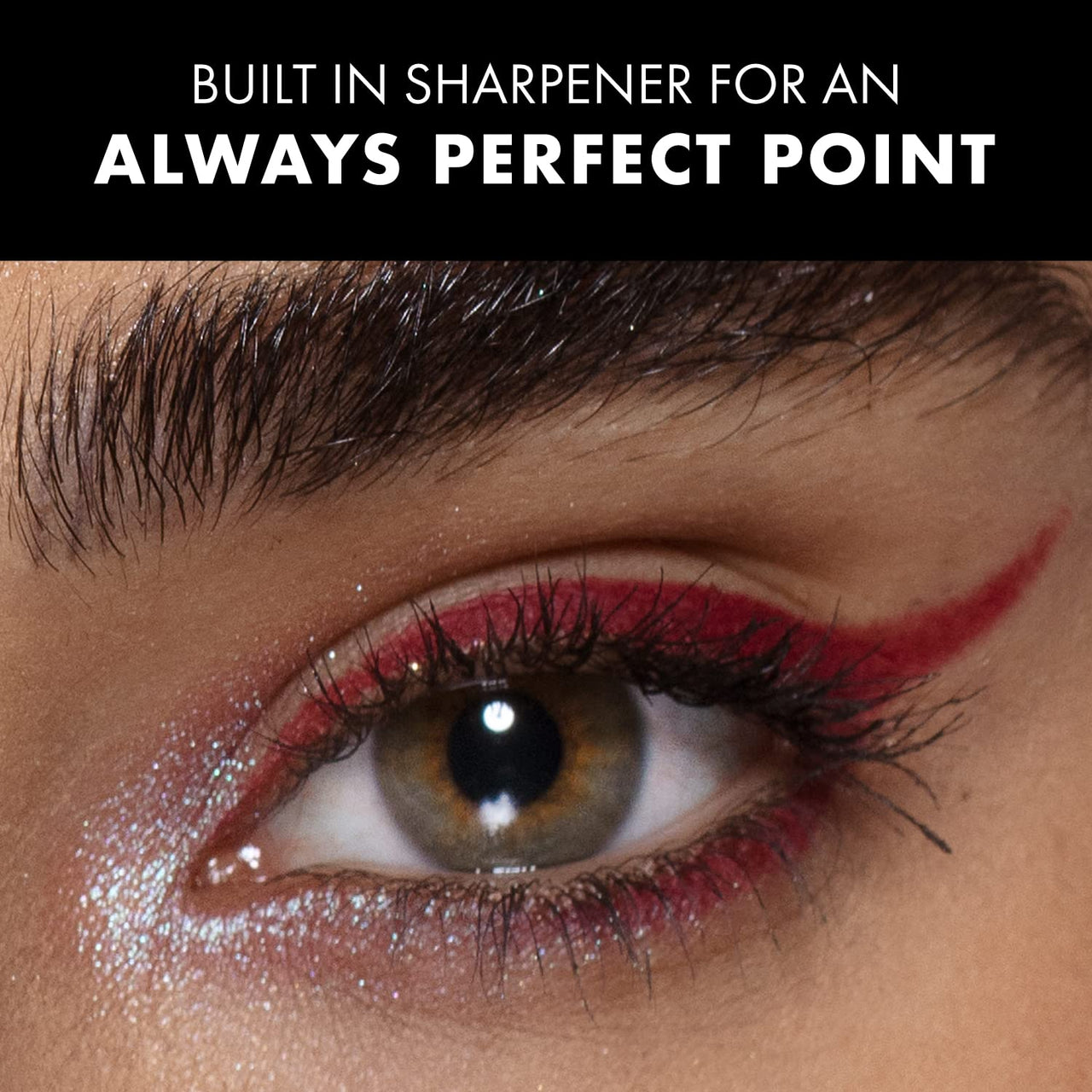 Milani Stay Put Eyeliner - Picante (0.01 Ounce) Cruelty-Free Self-Sharpening Eye Pencil with Built-In Smudger - Line & Define Eyes with High Pigment Shades for Long-Lasting Wear