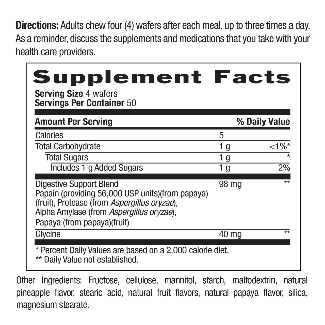 Country Life, Papaya Digestive Support, Daily Enzymes to Promote Digestive Health and Nutrient Absorption, 200