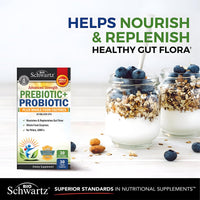 Thumbnail for Advanced Prebiotics and Probiotics for Women & Men, Immune, Digestive & Gut Health with L. Reuteri, Inulin Fiber, Digestive Enzymes, Non-GMO, Gluten-Free, Dairy-Free, 30 Capsules