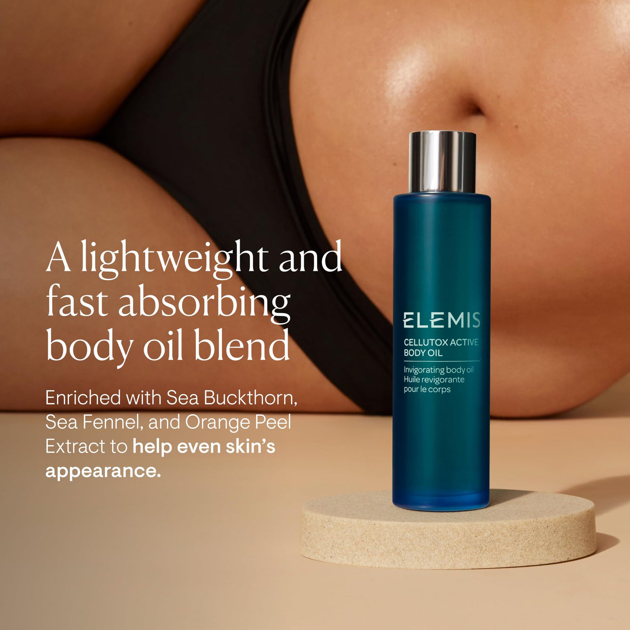 ELEMIS Massage Oil, Fast Absorbing, Deeply Penetrating Body Oil with Essential Oils, Moisturizing Skin Oil, Soothe Muscles, Calm Mind & Revitalize