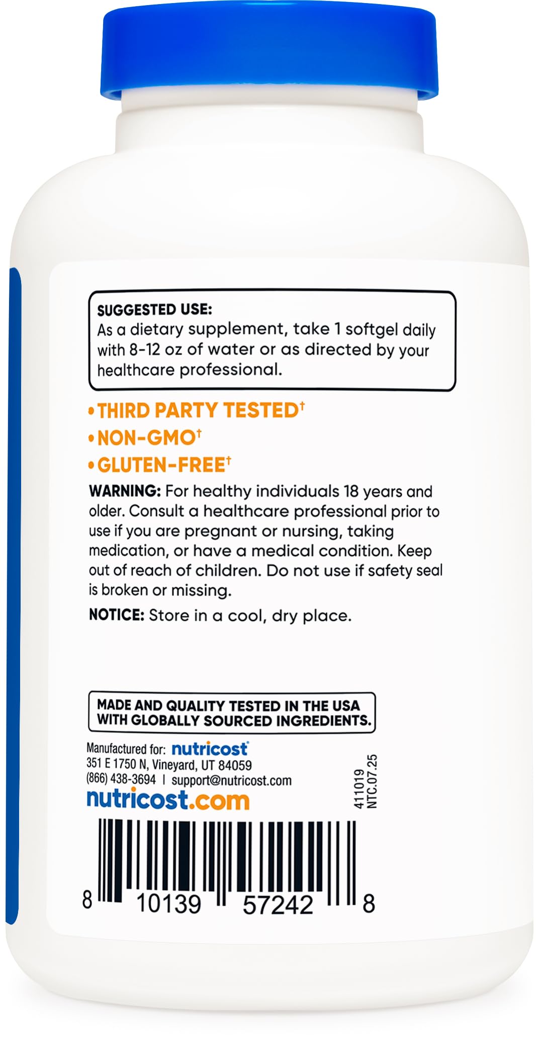Nutricost DGL Deglycyrrhizinated Licorice Extract 5,000mg Equivalent from 500mg of 10:1 Extract Per Serving - 120 Capsules for 120 Servings Per Bottle - GMO Free and Gluten Free, Vegan