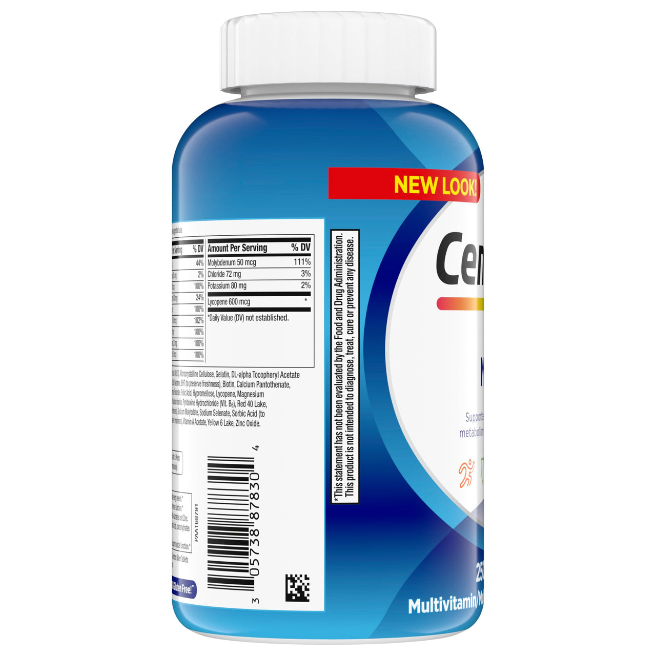 Centrum Multivitamin for Men, Multivitamin/Multimineral Supplement with Vitamin D3, B Vitamins and Antioxidants, Gluten Free, Non-GMO Ingredients - 250 Count