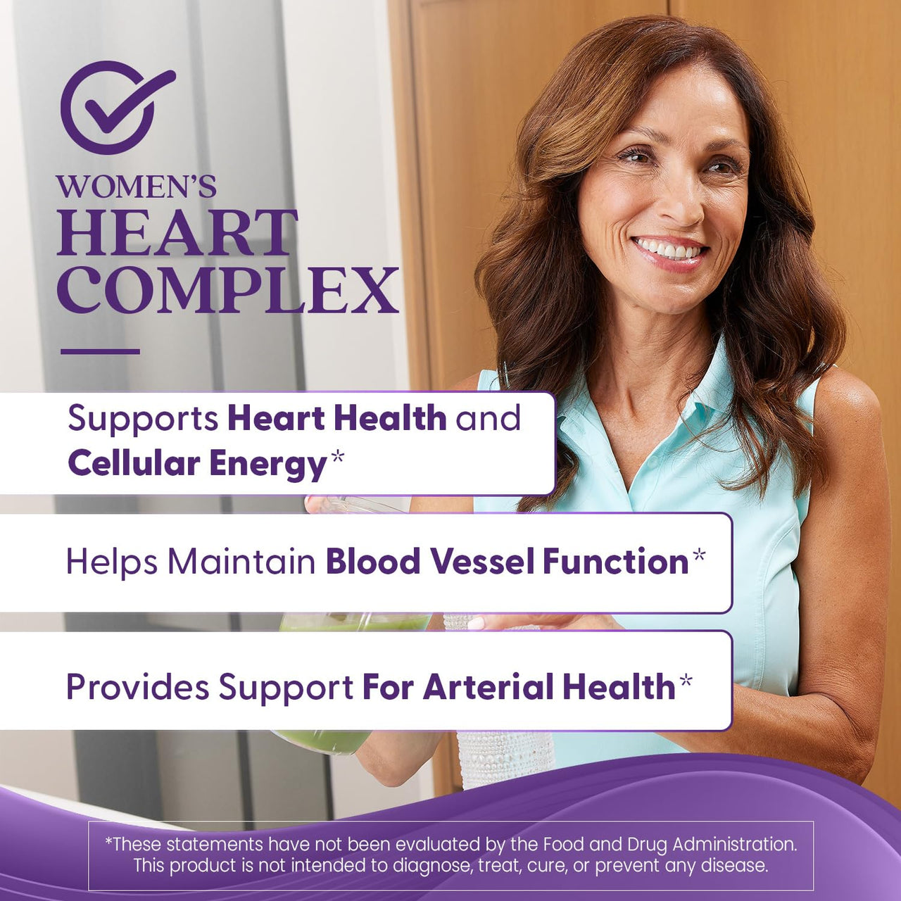 Doctor's Best Womens Heart Complex with K2 + CoQ10, Supports Cardiovascular Health, Non-GMO, Gluten Free, Soy Free 60 Softgels