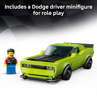 Thumbnail for LEGO Speed Champions Dodge Challenger SRT Hellcat Sports Car Toy - Building Set for Learning, Play and Display - Kids Toy for Boys and Girls, Ages 9+ - Birthday Gift Idea for Race Car Fans - 77237