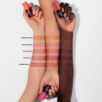 Thumbnail for e.l.f. Sheer For It Blush Tint, Multi-Use, Long-Lasting Lip & Cheek Makeup, Creates A Natural Flush Finish, Vegan & Cruelty-Free, Left On Red