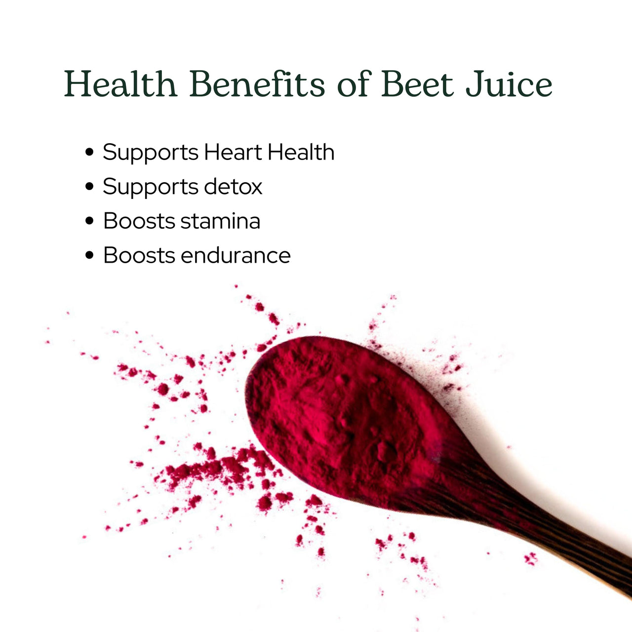 ECLECTIC INSTITUTE Raw Fresh Freeze-Dried Beet Juice Powder | 3.2 oz