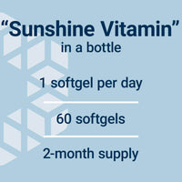 Thumbnail for Life Extension Vitamin D3 125 mcg (5000 IU), Bone Health, Brain Performance, Immune System Support, Gluten-Free, Non-GMO, Once Daily, Two-Month Supply, 60 Softgels
