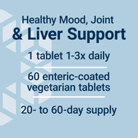 Thumbnail for Life Extension Same, S-Adenosyl-Methionine, 400 mg, Best-Selling Mood Health, Liver Health and Joint Support Supplement, Non-GMO, Vegetarian, Gluten Free, 60 enteric-Coated Tablets