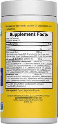 Thumbnail for Renew Life Daily Balance Probiotic, 60 CT