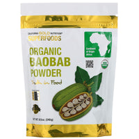 Thumbnail for California Gold Nutrition Superfoods, Organic Baobab Powder, 8.5 oz (240 g)