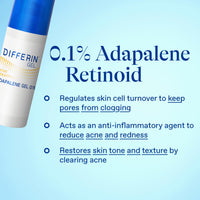 Thumbnail for Differin Acne Treatment Gel, 90 Day Supply, Retinoid Treatment for Face with 0.1% Adapalene, Gentle Skin Care for Acne Prone Sensitive Skin, 45g Pump (Packaging May Vary)