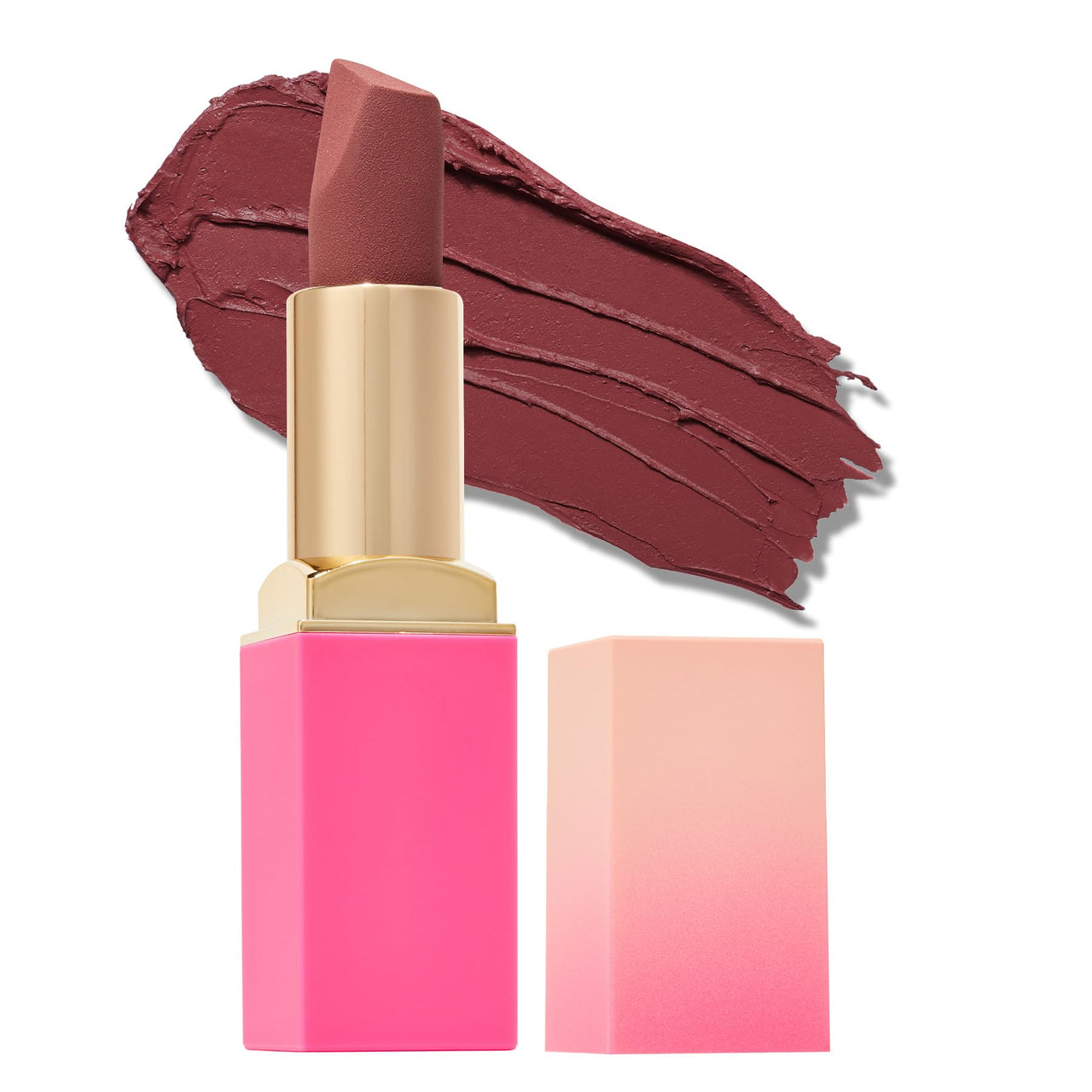Juvia's Place The Nude Velvety Matte Lipstick Kebi - Nude Matte Lipstick, Long-lasting Matte Lipstick, Rich-Color Lip Makeup, Creamy Lipstick with Matte Finish, Beauty & Lip Products
