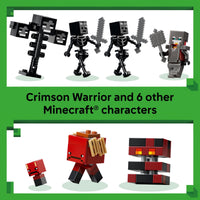 Thumbnail for LEGO Minecraft Wither Battle Building & Pretend Play Toy for Boys & Girls - Video Game Playset & Toy Figures for Kids, Ages 8+ - W/Crimson Warrior Minifigure & More - Gift Idea for Birthdays - 21590