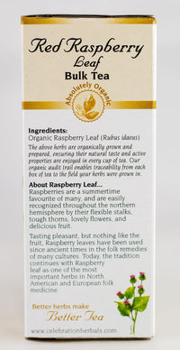 Thumbnail for CELEBRATION HERBALS Red Raspberry Leaf Organic 40 gm, 0.02 Pound