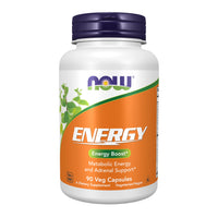 Thumbnail for NOW Foods Supplements, Energy Dietary Supplement (lncludes B Vitamins, Green tea, Panax Ginseng and Rhodiola), 90 Capsules