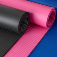 Thumbnail for Amazon Basics 1/2 Inch Extra Thick Exercise Yoga Mat with Carrying Strap for Home Workouts and Fitness, 74