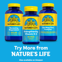 Thumbnail for Nature's Life Strengthening Vitamin D3 2000 IU (50 mcg) - Vitamin D - Bone Health and Immune Support Supplement - Easy-to-Swallow Softgels - 60-Day Guarantee, Lab Verified - 120 Servings, 120ct