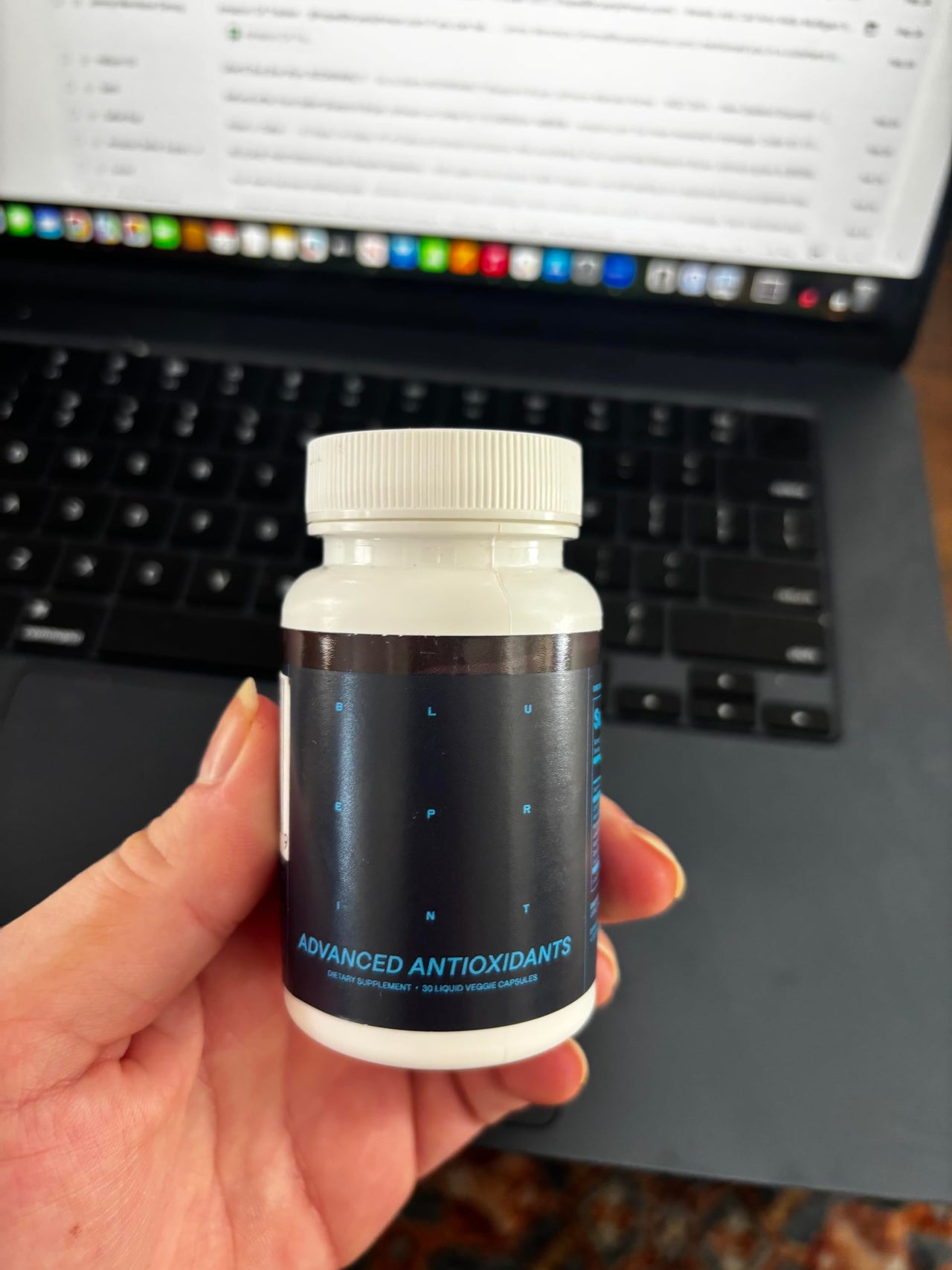Blueprint Bryan Johnson Advanced Antioxidant Supplement – Lutein, Zeaxanthin, Lycopene, Vitamin K1, K2 – Vegan Capsules for Vision, Bone & Heart Support – Updated Formula of Essential Softgels
