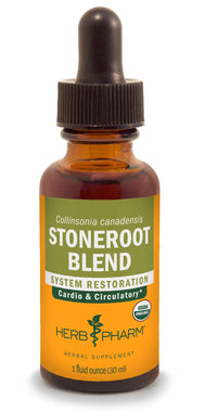 Thumbnail for Herb Pharm Certified Organic Stoneroot Blend Liquid Extract for Cardiovascular and Circulatory Support, 1 Oz